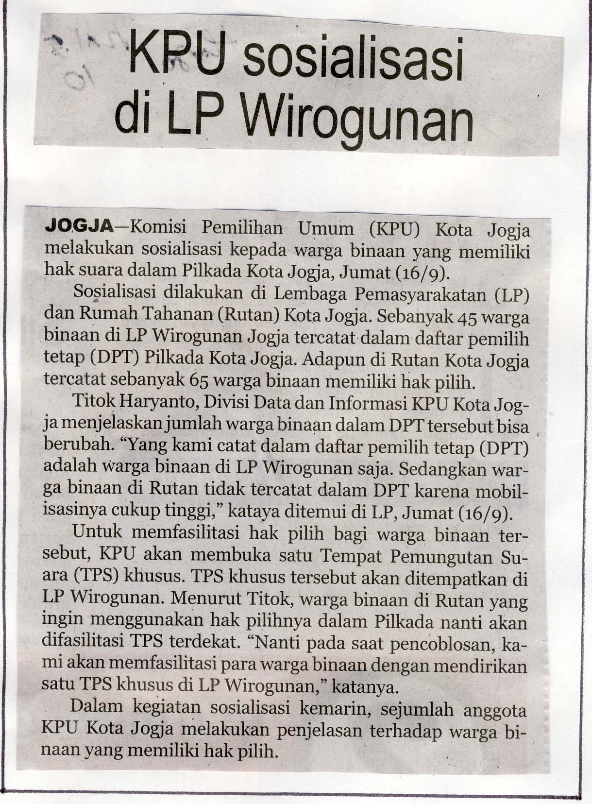 Kliping jogja terbaru
